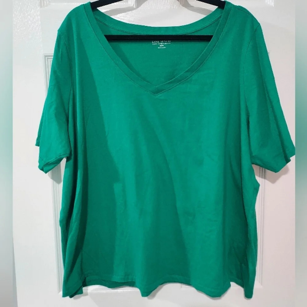 Lane Bryant Kelly Green Classic Perfect Sleeve Tee in Size 26/28 4X
